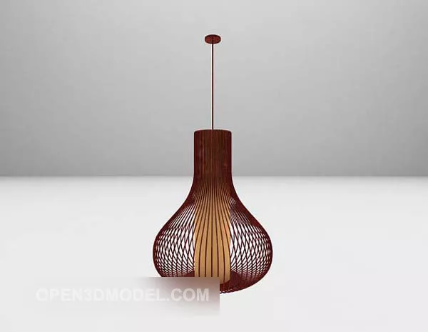 Stylized Chandelier Round Shade 3d model Stylized Chandelier Round Shade 3d model