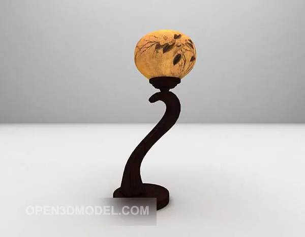 Chinese Retro Style Table Lamp V1 3d model Chinese Retro Style Table Lamp V1 3d model