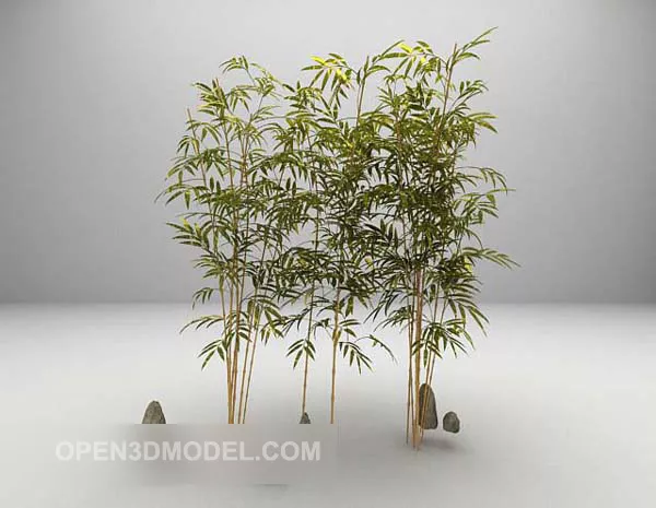 Ivy Brick Wall 3d model