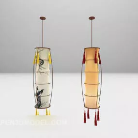 Chandelier Chinese Design Furniture 3d model