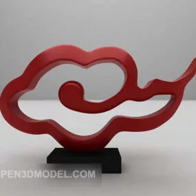 Wood Furnishings Carving Style 3d model