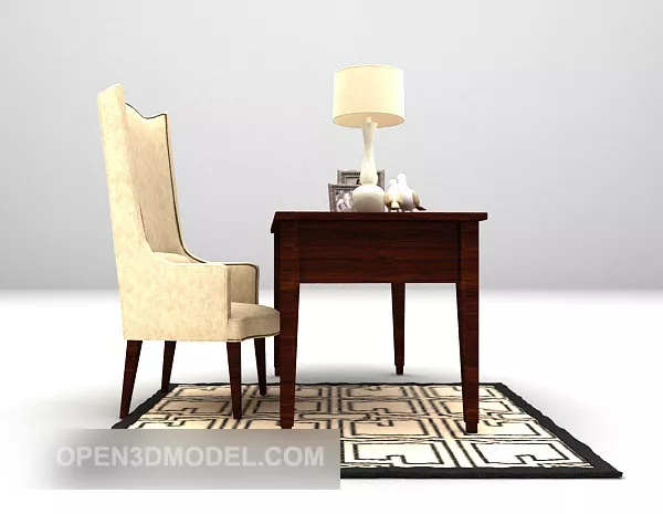 Carpet Ikea Persian Pattern 3d model