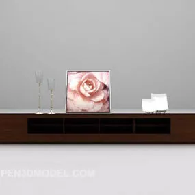 Low Tv Cabinet 3d model