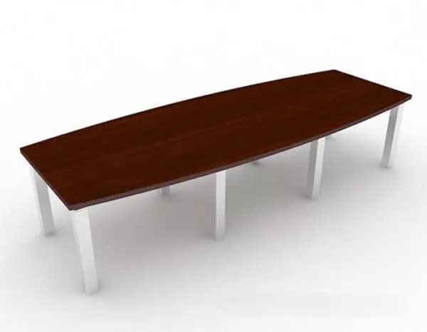 Wooden Long Conference Table V1 3d model Wooden Long Conference Table V1 3d model