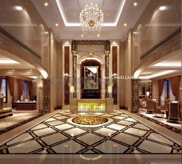 Hotel Luxury Space 3d model Hotel Luxury Space 3d model
