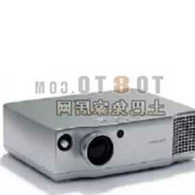 Projector Device Grey Color 3d model