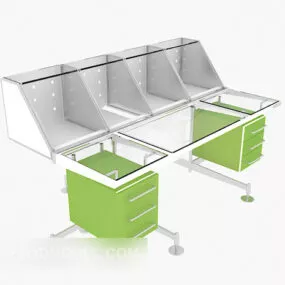 Modern Fashion Office Area 3d model