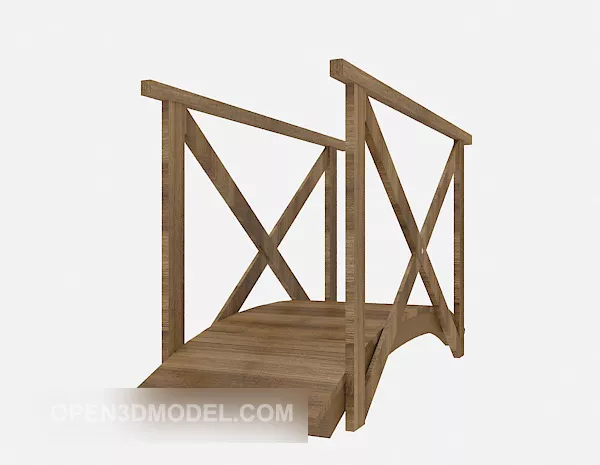 Tile Stone Bridge 3d model