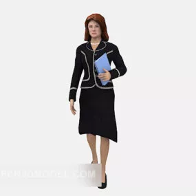 Business Women Character 3d model