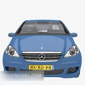 Blue Car Sedan Type 3d model