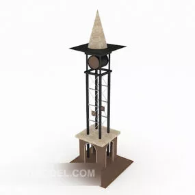 Temple Building Building Decoration 3d model
