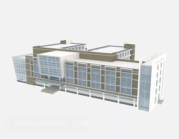 Commercial Building Building 3d model Commercial Building Building 3d model