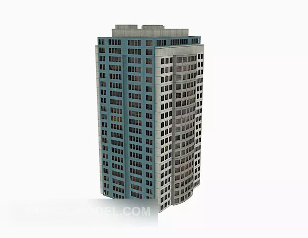 Parking Counter Stand 3d model
