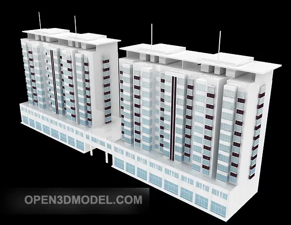 Commercial Property 3d model Commercial Property 3d model