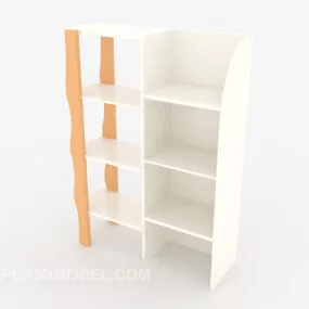 Home Display Cabinet White Paint 3d model