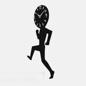 Human Shaped Alarm Clock 3d model