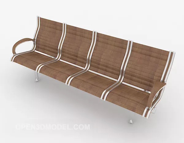 Minimalist Bench 3d model