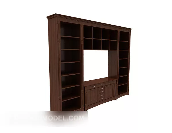Chinese Atmospheric Tv Cabinet 3d model Chinese Atmospheric Tv Cabinet 3d model