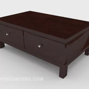 Chinese Antique Wood Tv Cabinet 3d model
