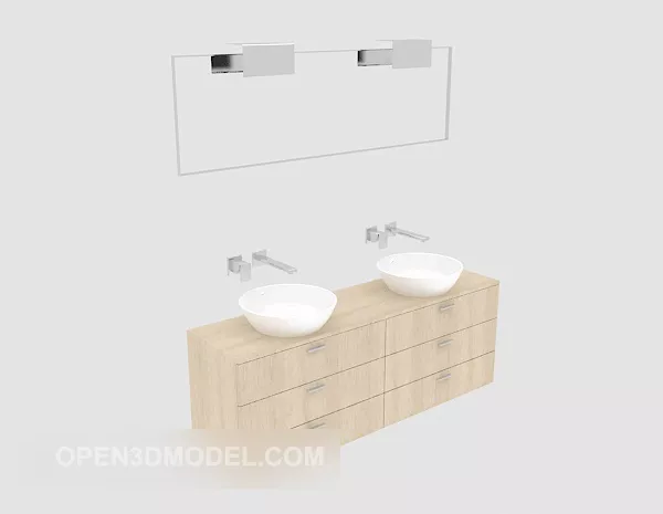 Of Public Bath Cabinet 3d model Of Public Bath Cabinet 3d model