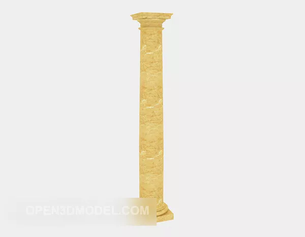 Classic Column Middle East Architecture 3d model