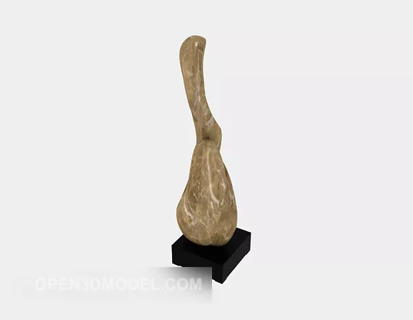 Funky Stepping Stone 3d model