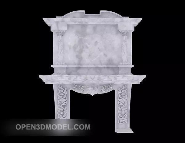 Japanese Wood Portal Gate 3d model