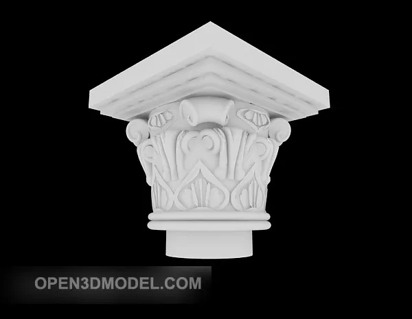Man Head Vandamme 3d model