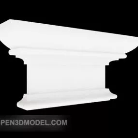 Stone White Building Components 3d model