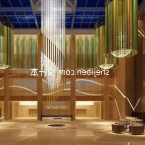 Commercial Space Lobby 3d model
