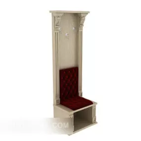 Traditional European Noble Chair 3d model