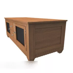 Architecture Traditional Tv Cabinet 3d model
