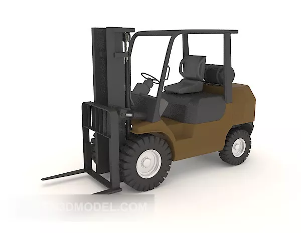 Unloading Cargo Handler 3d model Unloading Cargo Handler 3d model