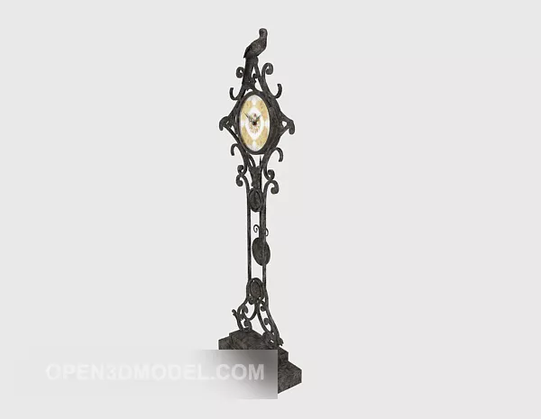Roman Clock Wall Mount 3d model
