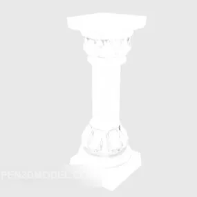 European Column Component Structure 3d model
