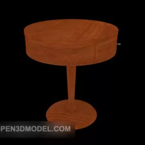 High Drawer Sofa Side Table 3d model