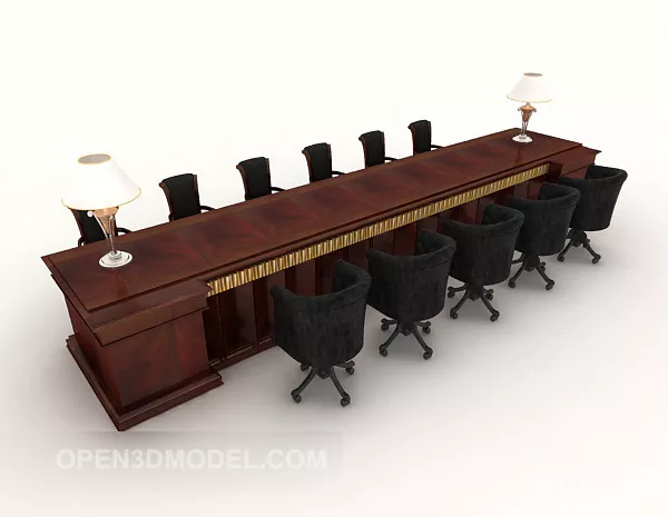 Decorative Partition Carved Pattern 3d model