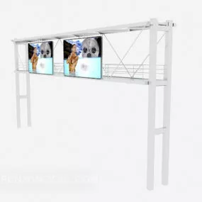 Advertising Column 3d model