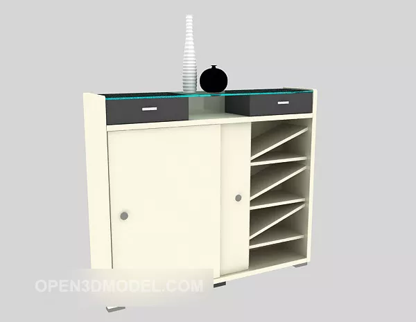 Aisle Room Cabinet To Enjoy 3d model Aisle Room Cabinet To Enjoy 3d model