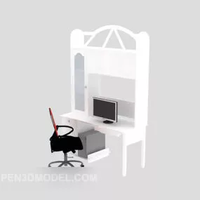 All-in-one Desk Cabinet 3d model