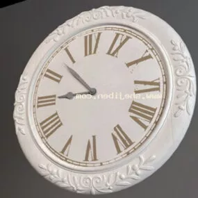 American Vintage Wall Clock 3d model