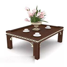 American Living Room Coffee Table 3d model