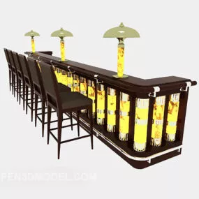 American Luxury Bar 3d model