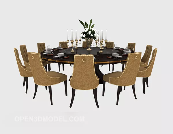 American Round Table 3d model American Round Table 3d model