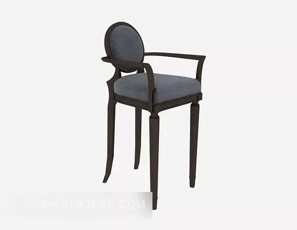 American Exquisite High Chair 3d model American Exquisite High Chair 3d model