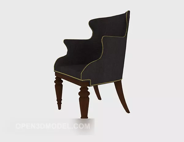 American Family Single Sofa 3d model American Family Single Sofa 3d model