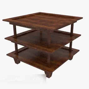 American Home Sofa Side Table 3d model