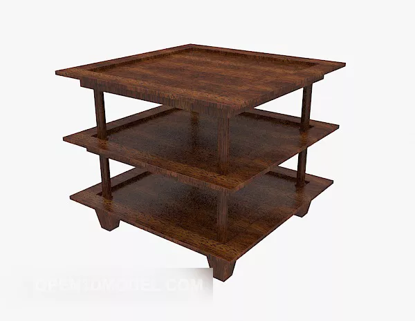 American Home Sofa Side Table 3d model American Home Sofa Side Table 3d model