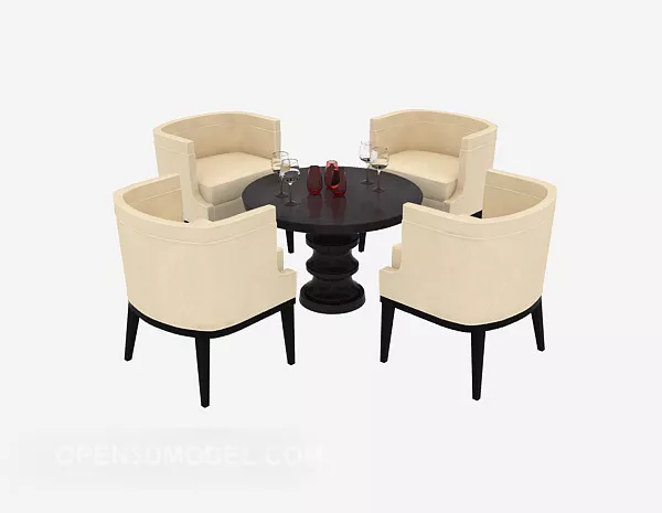 American Home Table Chair Sets 3d model American Home Table Chair Sets 3d model