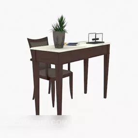 American Minimalist Desk 3d model